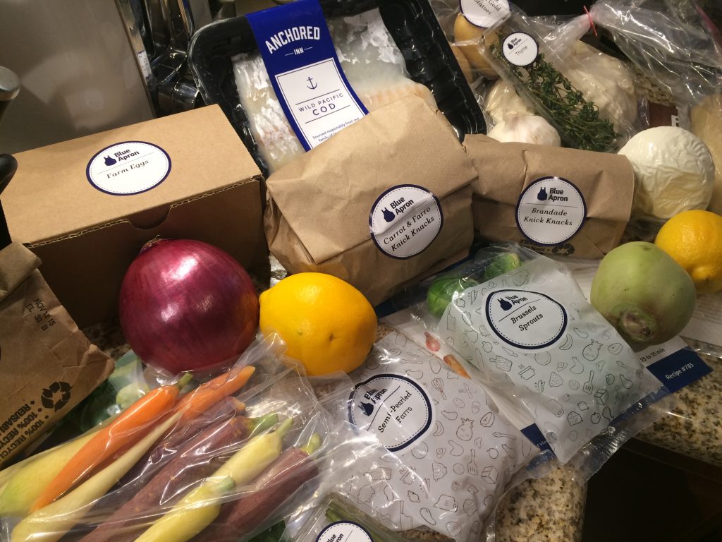 meal delivery services like blue apron